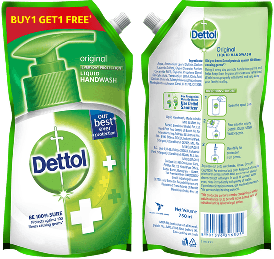 Dettol Liquid Handwash Refill - Original 900ml