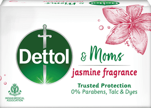 Dettol & Moms Jasmine Bar Soap 125 gm
