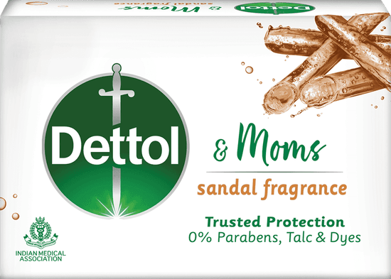 Dettol & Moms Sandal Bar Soap 75 gm