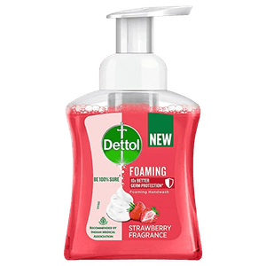 Dettol Foaming Handwash Pump - Strawberry 250ml