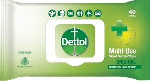 Dettol Multi-Use Skin & Surface Wipes Original 40 wipes