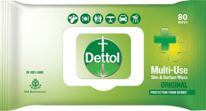 Dettol Multi-Use Skin & Surface Wipes Original