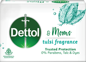 Dettol & Moms Tulsi Bar Soap 125 gm