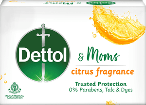 Dettol & Moms Citrus Bar Soap 75 gm