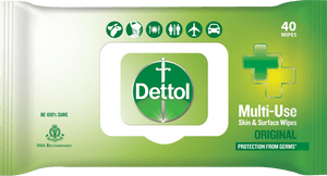 Dettol Multi-Use Skin & Surface Wipes Original
