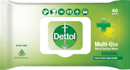 Dettol Multi-Use Skin & Surface Wipes Original
